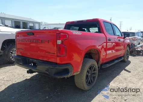 2024 Chevrolet Silverado 1500 4Wd Short Bed Custom Trail Boss z USA, uszkodzony, nr VIN 3GCPDCEKXRG265421